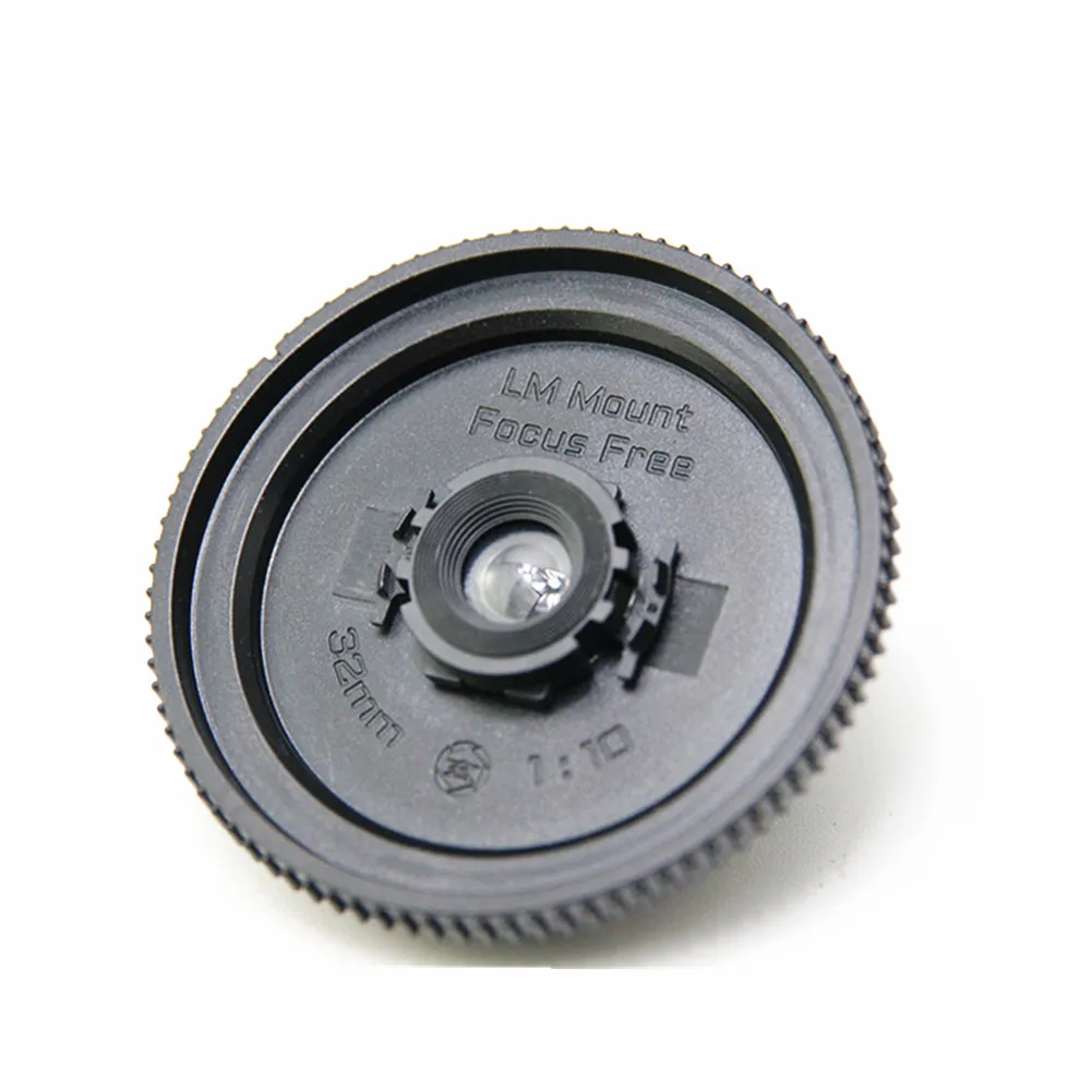 ABS+ Resin Body Camera Cap Lens 32mm F10 Pancake Lens Wide Angle Focus Free For Leica M LM Mount