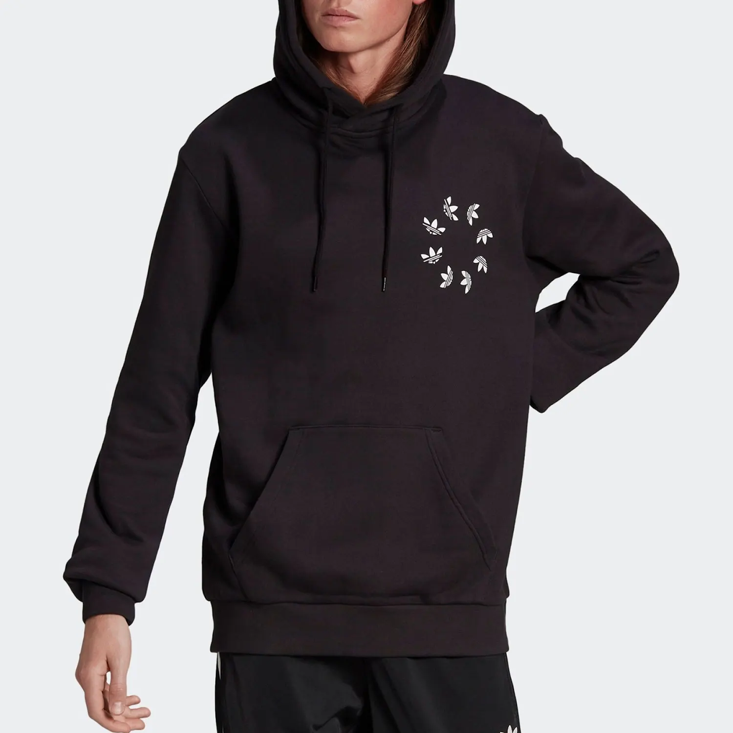 

Adidas подлинная мужская свободная повседневная вязаная толстовка HC4490