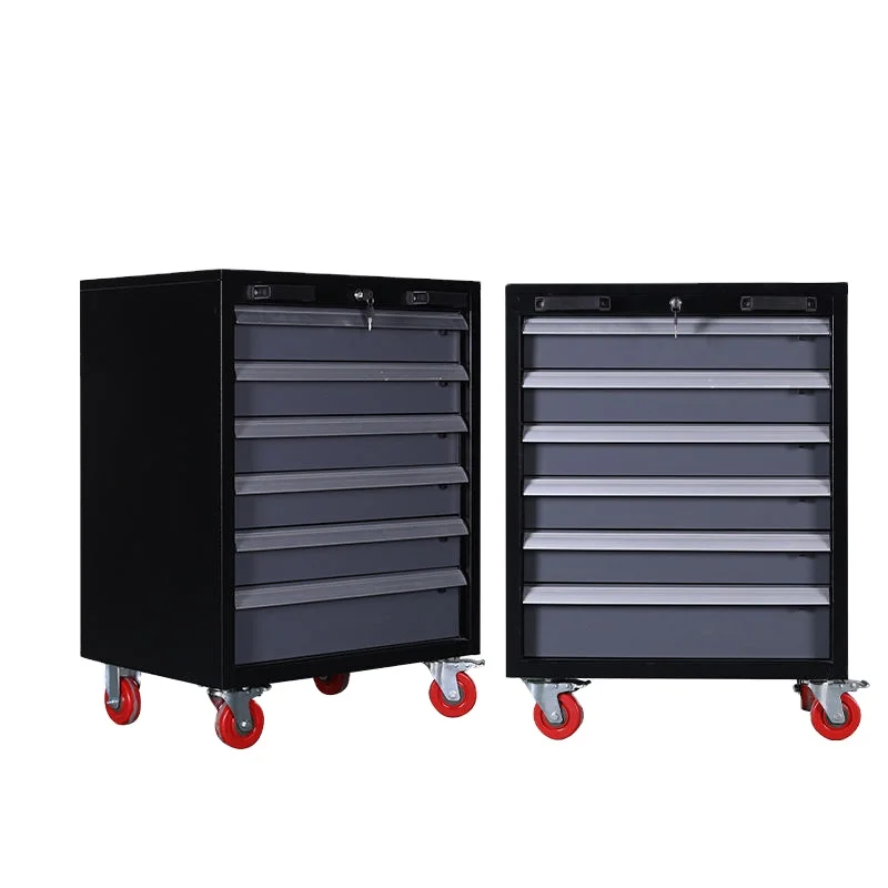 for6-drawers Tool Trolley Hot Selling Auto Cabinet Tool Box Roller Cabinet Professional Metal Garage Cabinet