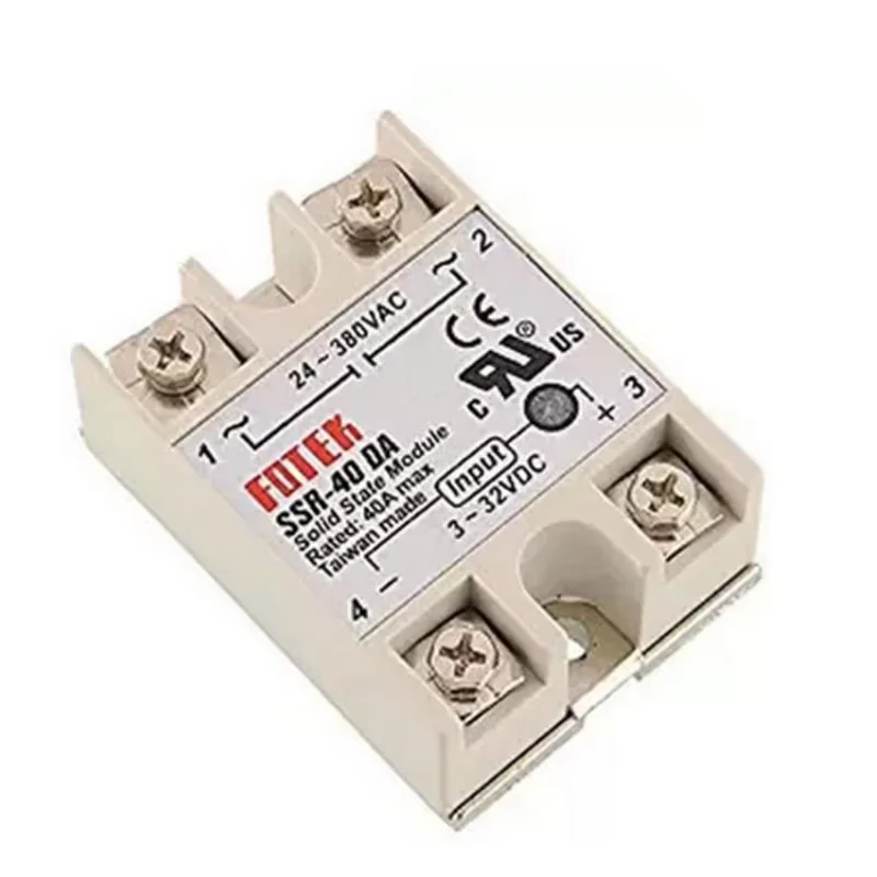 arduino用ソリッドステートリレーモジュール新品温度コントローラーssr-40-dadcからac24v-380v40a250vバッチあたり10個