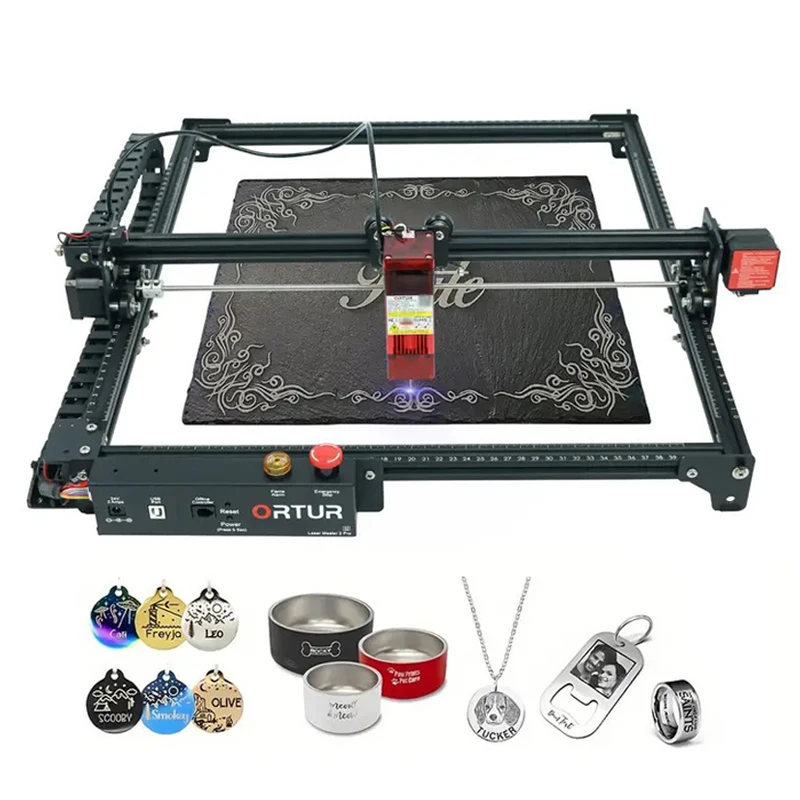 

ORTUR Laser Master 2 S2 Pro LU2-4 SF 5W High Precision Desktop CNC Cutter Laser Engraving Machine for Wood Leather Acrylic Paper