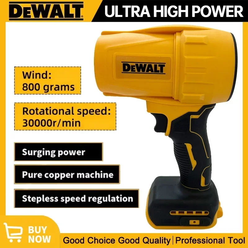 Dewalt 22000RPM Brushless Air Blower Cordless Turbo Fan Handheld Violent Fan Dryer 20V Rechargeable Dust Blowing Tool