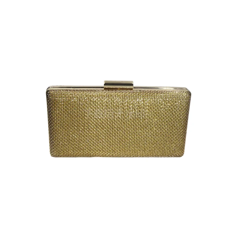 

Simple Style Metal Messenger Bag Small Square Bag Dinner Party Metal Square Messenger Simple Commuter Clutch For Dinner Parties