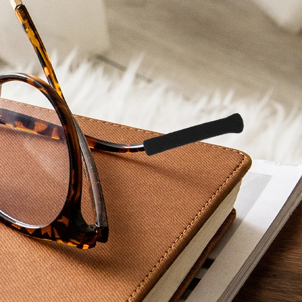 

6pcs Anti-Slip Glasses Leg Covers Eyeglass Temple Sleeves Soft Non-Slip Grips For Eyewear Repair Durable Fit For All Frames