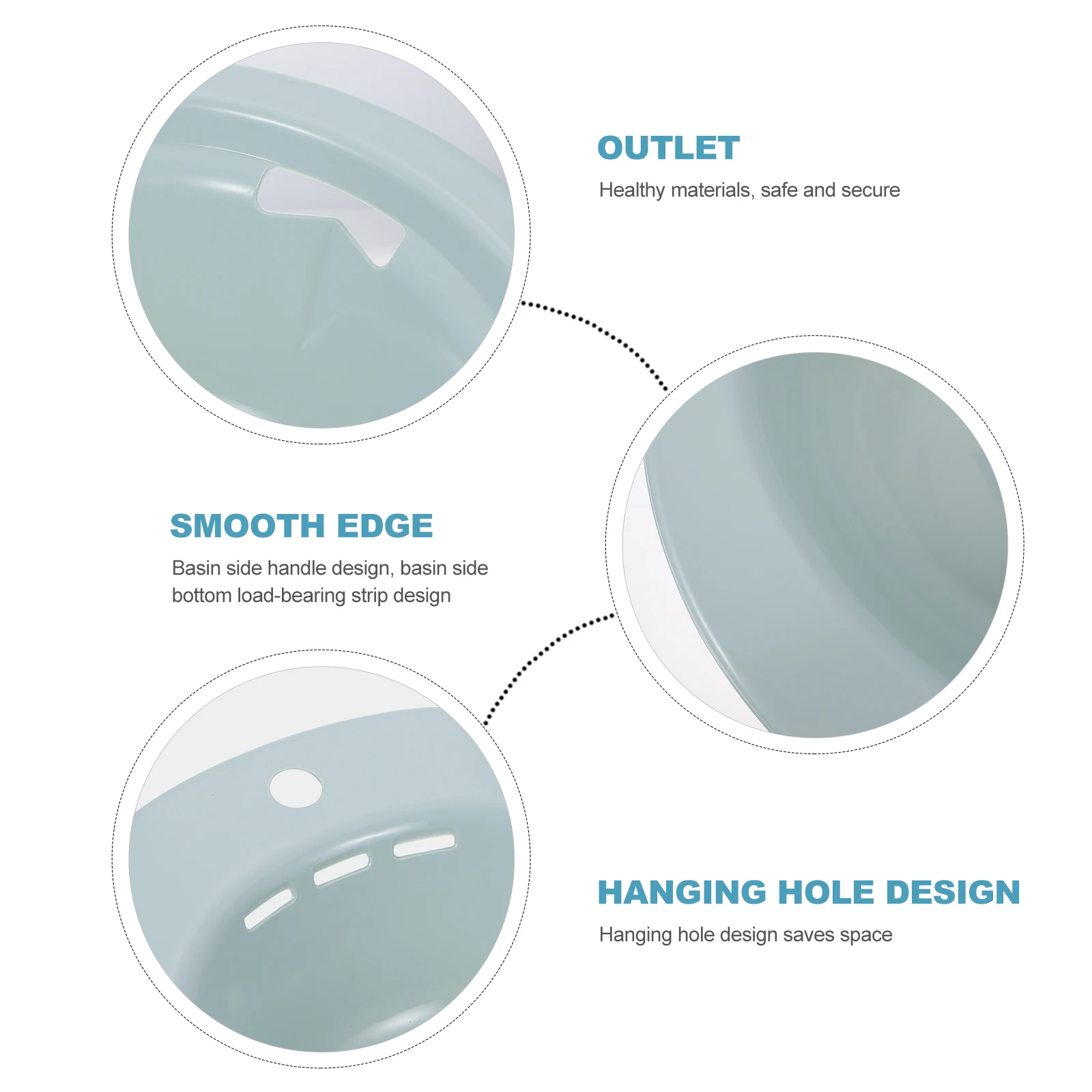 

1pc Sitz Bath Basin for Postpartum Care Safe Healthy Materials Home Use Toilet Seat Bidet Men Women Pp Sitting Bath