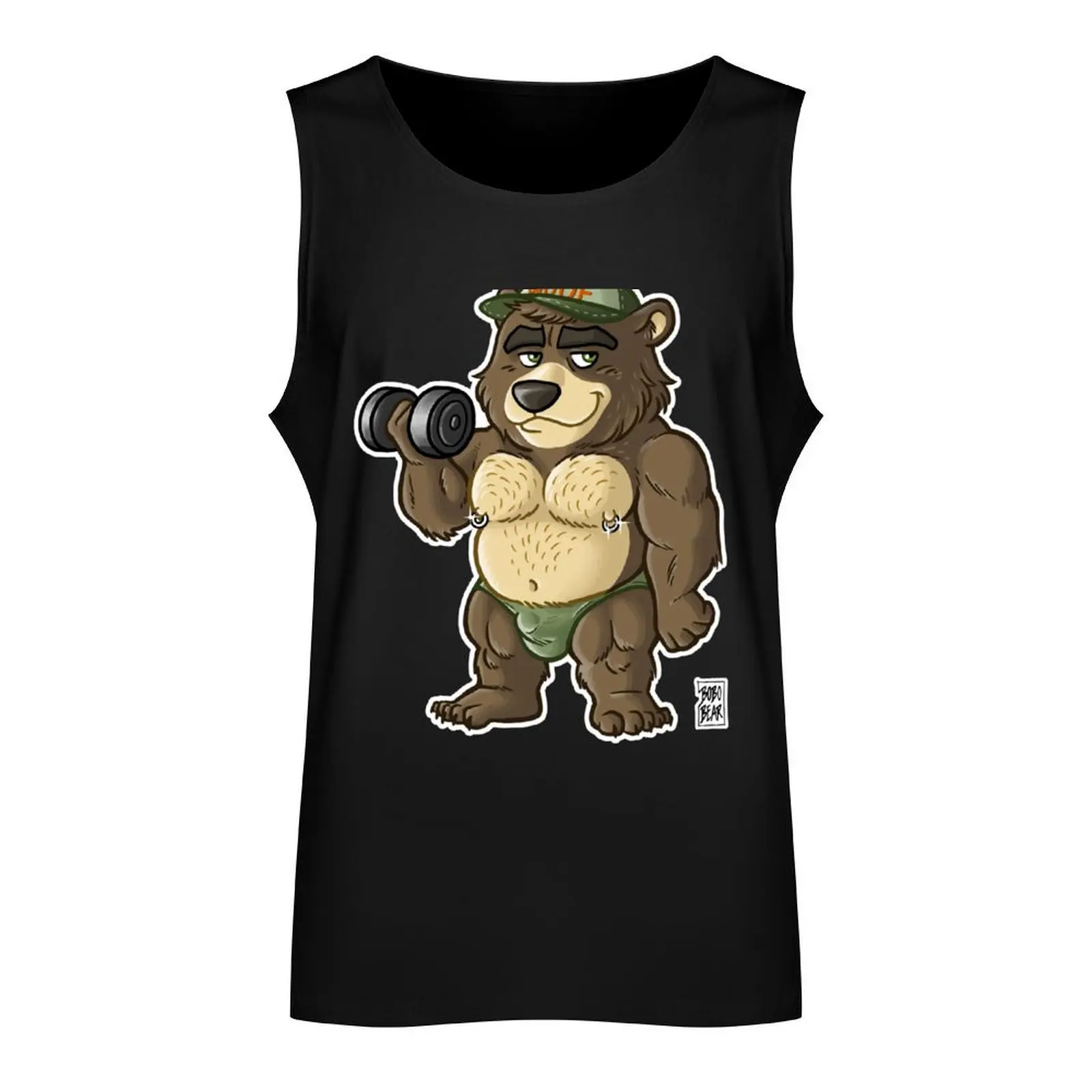 THICC BEAR - BEARZOO SERIES Tank Top T-shirt man Clothing