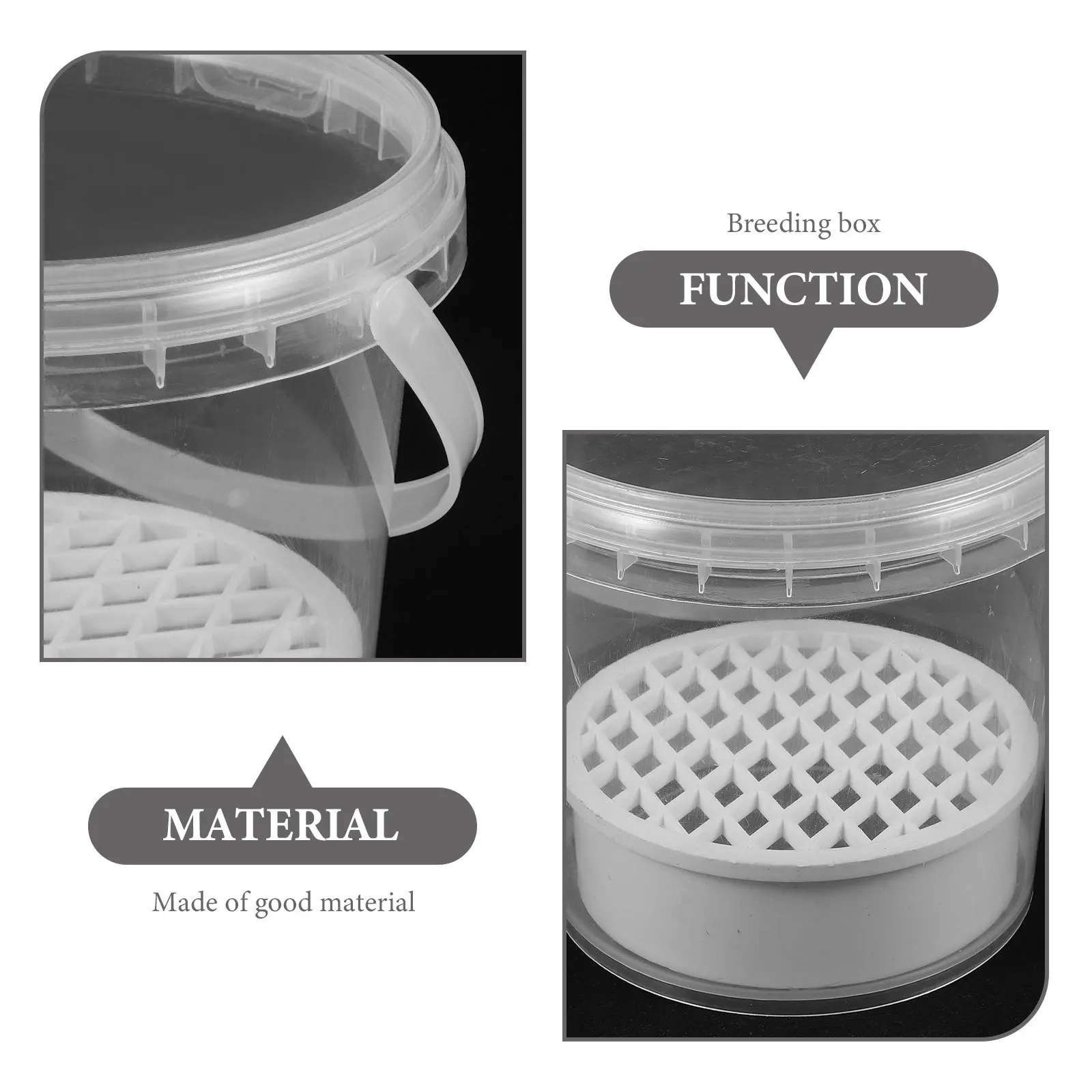 

Round Turtle Isolation Box Small Tortoise Breeding Box Tortoise Separator Aquarium Nursery Tank Divider Reptile Breeding Holder
