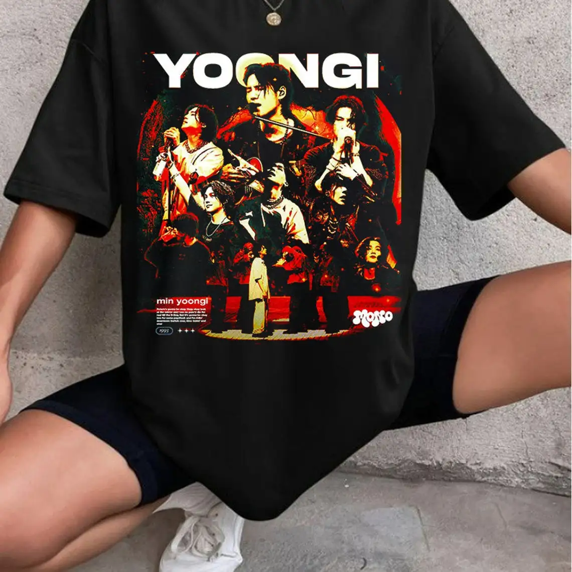 Vintage Yoongi D Day Movie Sweatshirt Suga On Tour 2023 Shirt Min Yoongi Fan Shirt Suga Concert Cinema Shirt  Yoongi Kpop Merch.