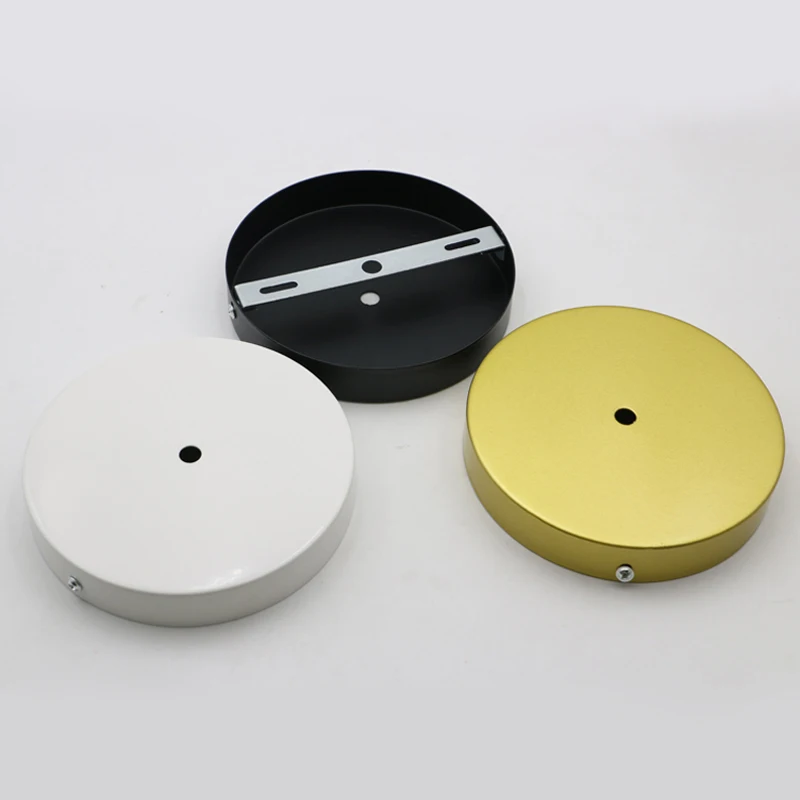 Black disc, copper natural color top plate, white side hanging plate, 11.5x40cm round tube, 16x500mm hollow tube