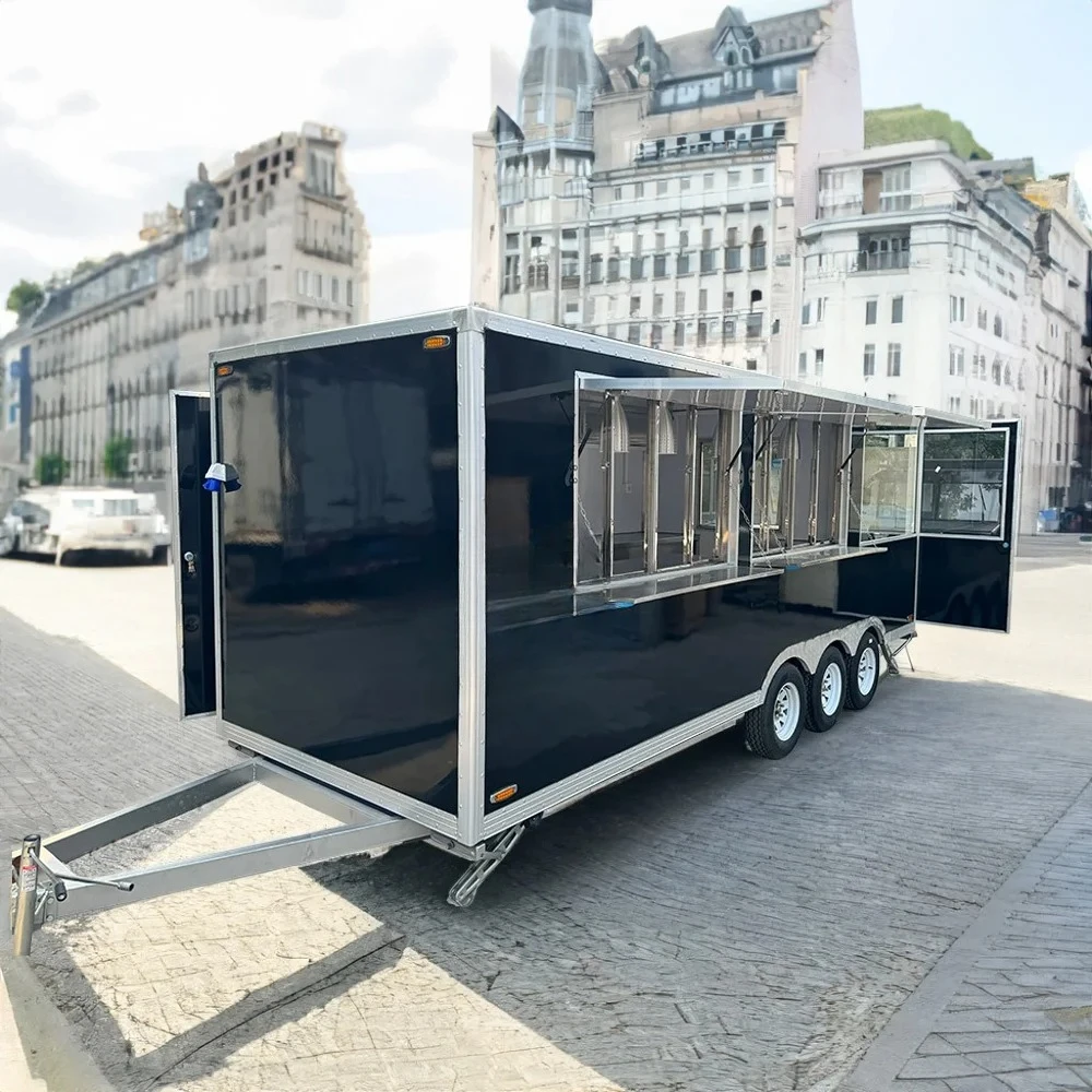 Business Occasions Beer Bar Trucks Mobile Kitchen Food Trucks Mobile Food Trailer Food Truck with Full Kitchen