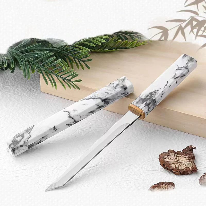 Household Fruit Knife Sharp Multifunctional Straight Knife Outdoor Camping Portable Play Knife Beef Steak Knife Segmentation