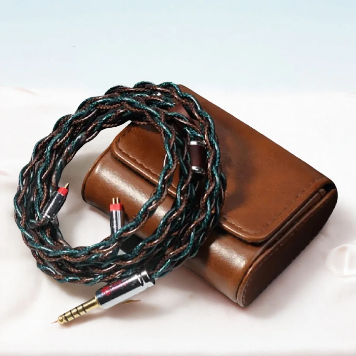 

FiftyStrings Marshal HIFI Headphone Upgrade Cable 6N 22AWG Monocrystalline Copper Silver Coaxial Type4 Shielded 0.78 MMCX