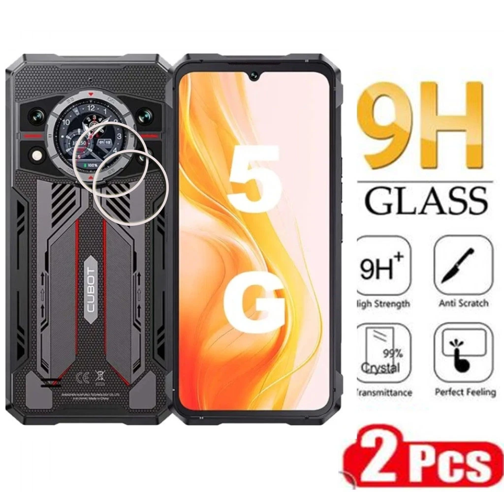 2PCS 9H HD Tempered Glass For Cubot KingKong 11 6.72" CubotKingKong11 KingKong11 Camera Lens Protector Cover Film