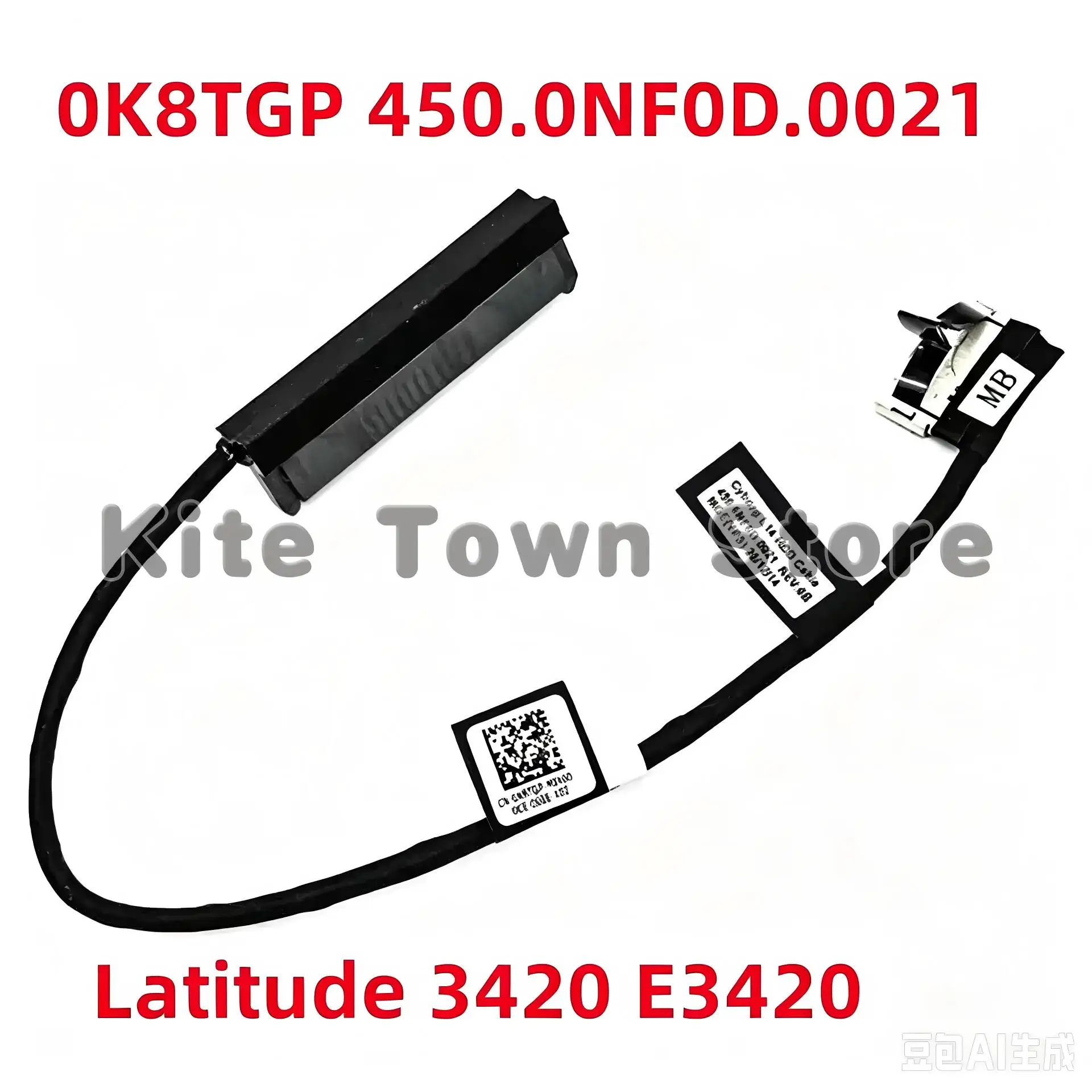 lote-de-nuevos-cables-sata-para-discos-duros-y-conectores-para-dell-latitude-3420-e3420-3421-k8tgp-5wd35-4500qq040001-4500nf0d0021