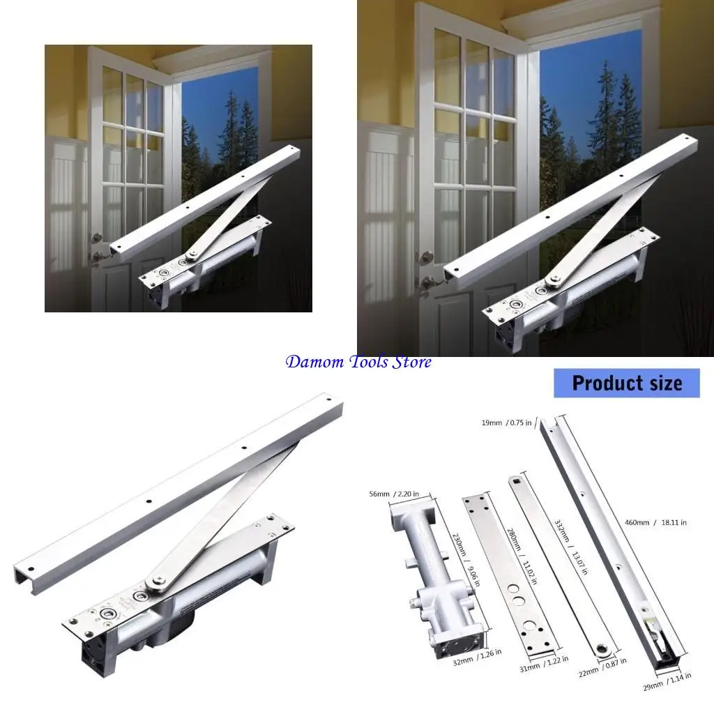 57BE Easy Installion Invisible Door Closers Hydraulic for Commercial Door Use