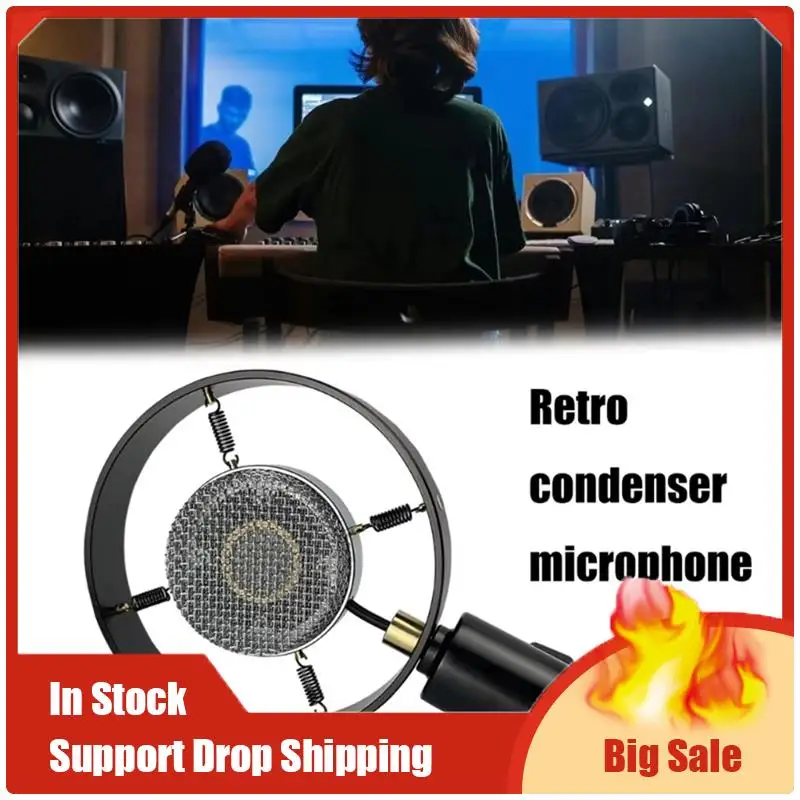 최고 상품 클래식 마이크 사진 소품 비디오 작업 녹화용 콘덴서 마이크