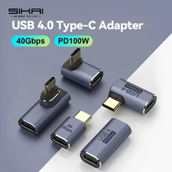 PD 100W 40Gbps Data Transfer USB 4.0 Thunderbolt 4 Type C Male to Female Connector Extender for Mobile Phone LaptopSwitch