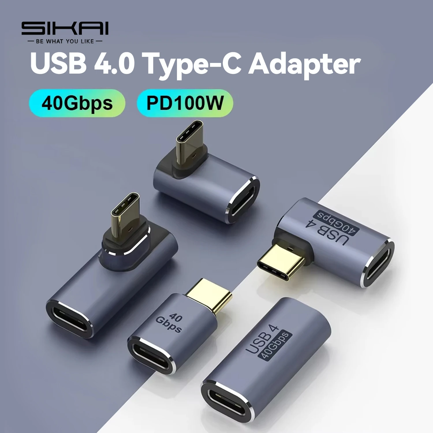 PD 100W 40Gbps Data Transfer USB 4.0 Thunderbolt 4 Type C Male to Female Connector Extender for Mobile Phone LaptopSwitch