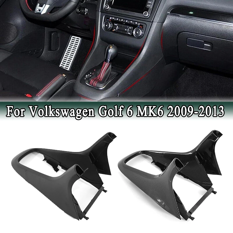 

For Volkswagen VW Golf 6 MK6 2009-2013 Interior Central Console DSG Gear Shift Knob Base Outer Frame Cover Replacement 5K0863680