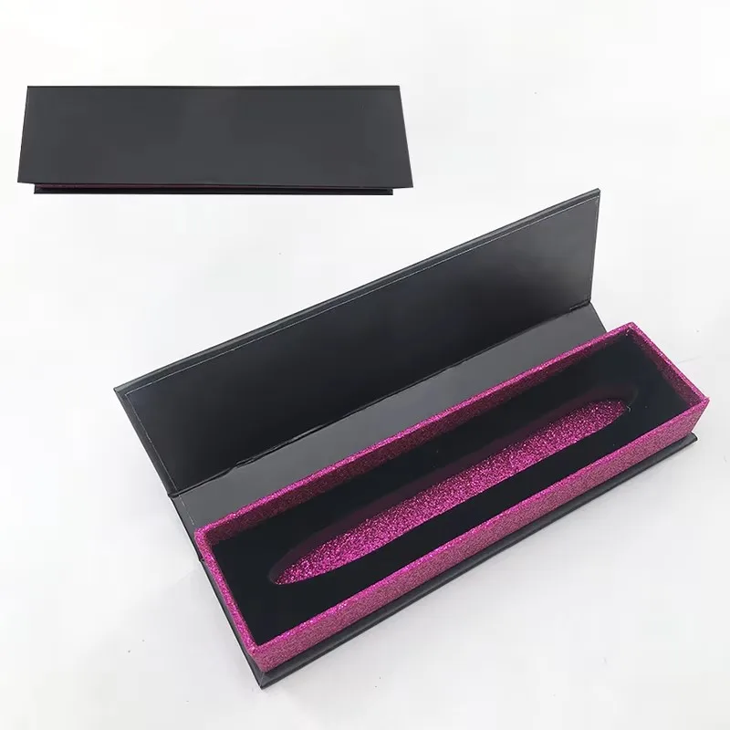 Caja magnética para delineador de ojos, pinza, pluma, uñas, logotipo personalizado, instock