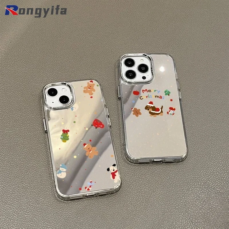 

Christmas Mirror Case For Honor X9B X9A X8A X8B X8 X7A X7B X6 X6A X6s X8 X5 200 100 90 80 60 Lite SE 70 Pro Plus Makeup Case