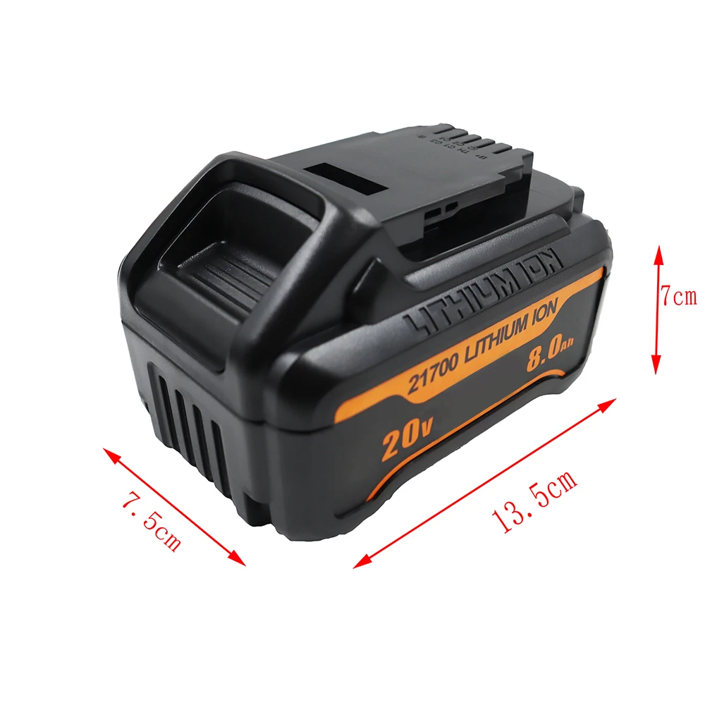 DCB200 10*21700 akumulator litowo-jonowy obudowa z tworzywa sztucznego płytka obwód ochronny ładowania PCB do Dewalt 18V 20V 8Ah litowa skrzynka