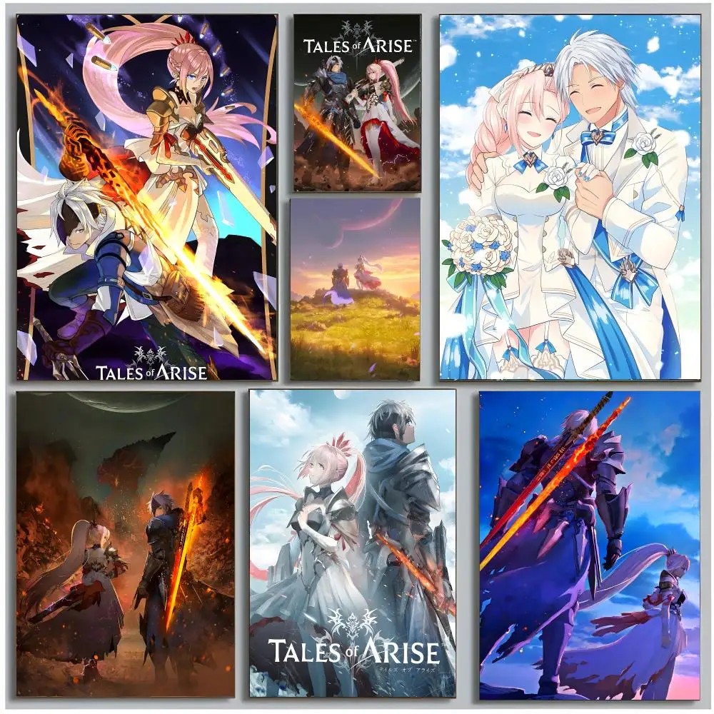 Video Game Rpg Tales Of Arise Poster Modern Wall Art Bedroom Living Room Print Unframed