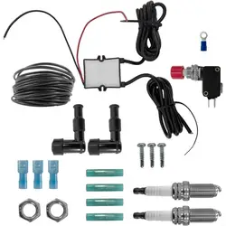 U13C Exhaust Flame Set Double Flamethrower for Car Truck Flame Thrower BFTKAFK-Dual Suit for Motorcycle