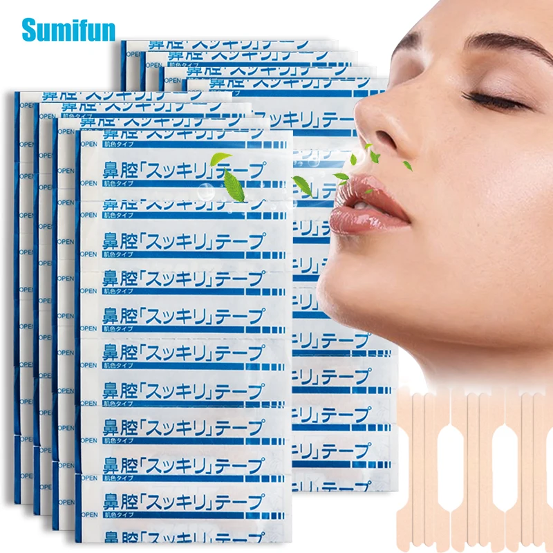 30/60pcs Rhinitis Sinusitis Cure Patch Anti Snoring Relief Runny Nose Sneezing Nasal Strips Herb Medicine Good Sleeping Plaster