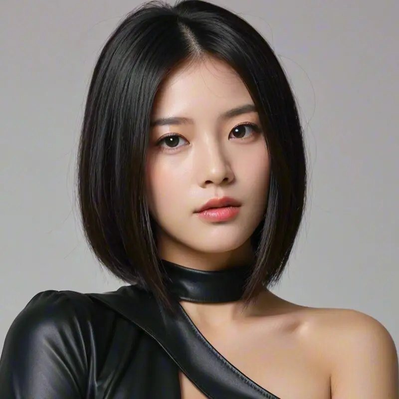 باروكة بوبو سوداء مقاس 12 بوصة - شعر صناعي عالي الجودة للنساء - طراز متعدد الاستخدامات مثالي لأي مناسبة