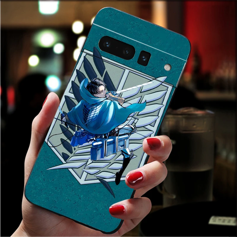 

Phone Case For Google Pixel 10 Pro XL 9 Pro XL 8 7 6 Pro 9A 8A 7A 6A Pixel 8 7 6 5 Levi Ackerman Shingeki no Kyojin Anime