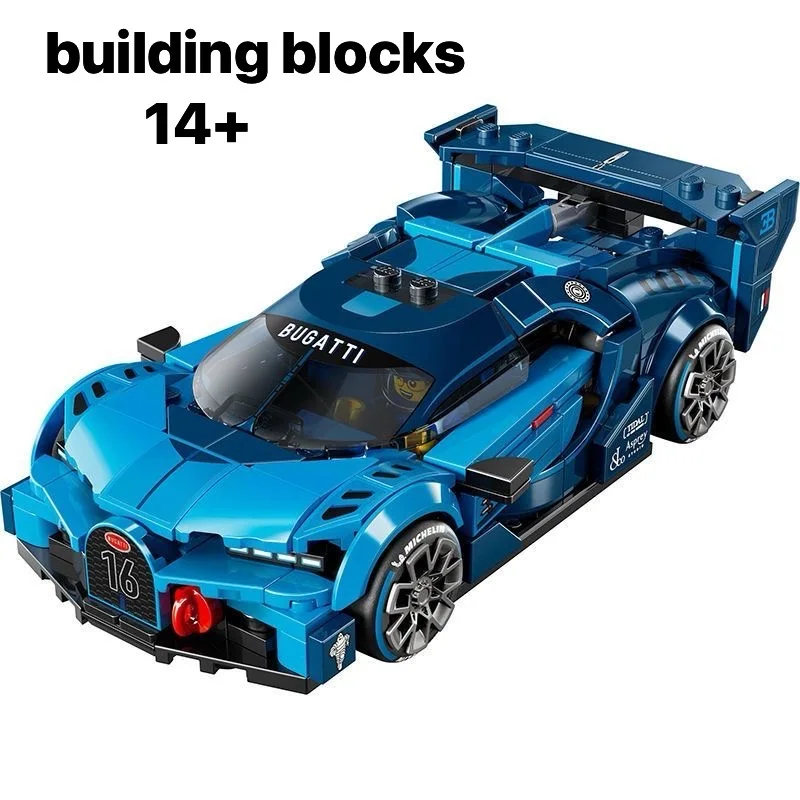 

Новый набор строительных блоков 2026 года 77253: Автомобиль-конструктор для детей, подарок на праздник, сувенир для вечеринки