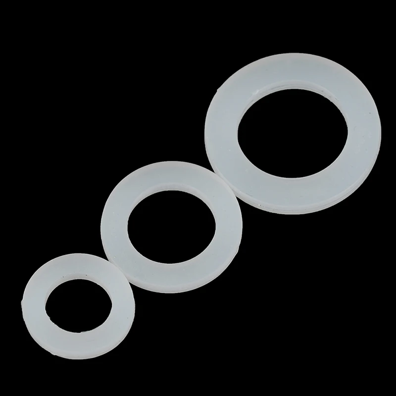 20Pcs 1/2" 3/4" 1" Rubber Flat Gasket O-Ring Seal Washer Ring Faucet Ring Flexible Hose Water Pipe Rubber Flat Pad