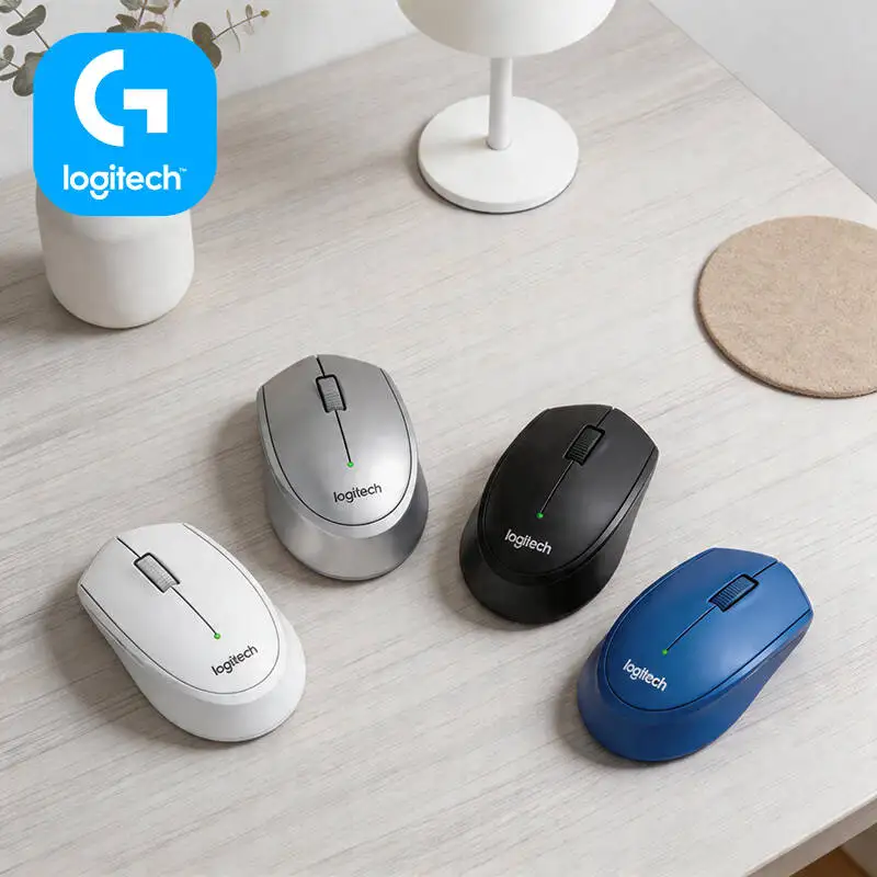 

Беспроводная эргономичная мышь Logitech M330 с бесшумным кликом, 2,4 ГГц, наноприемник, высокая чувствительность, для Mac, ПК, Chromebook, рабочего стола
