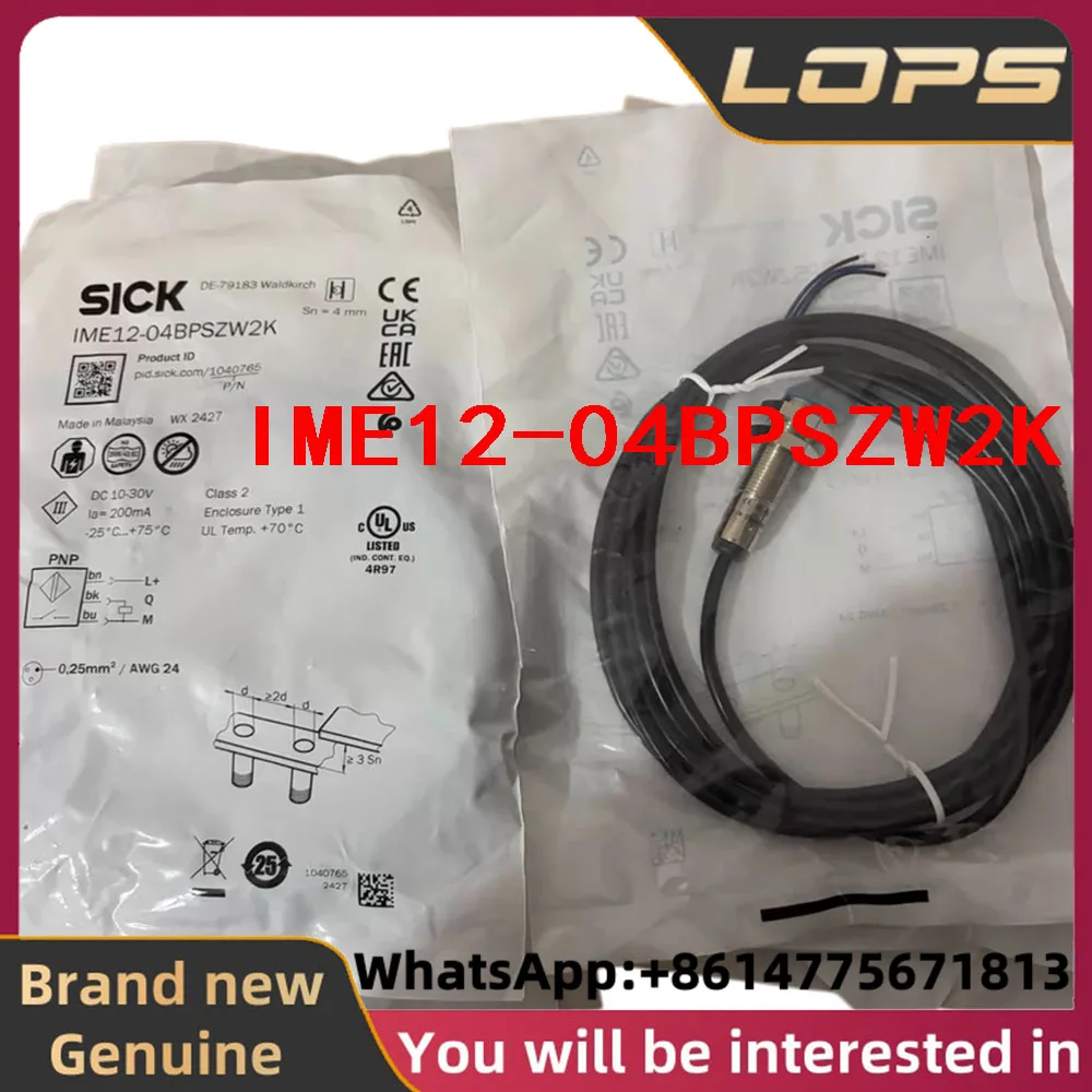 IME12-04BPSZW2K Brand new original SICK Proximity switch sensor 1040765, large quantity in stock, welcome to consult