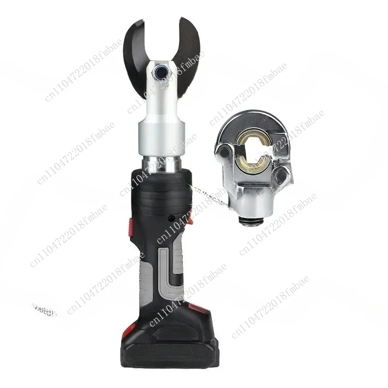 Battery powered cable cutter Hydraulic cordless cable cutter with battery powered cable patch crimp tool