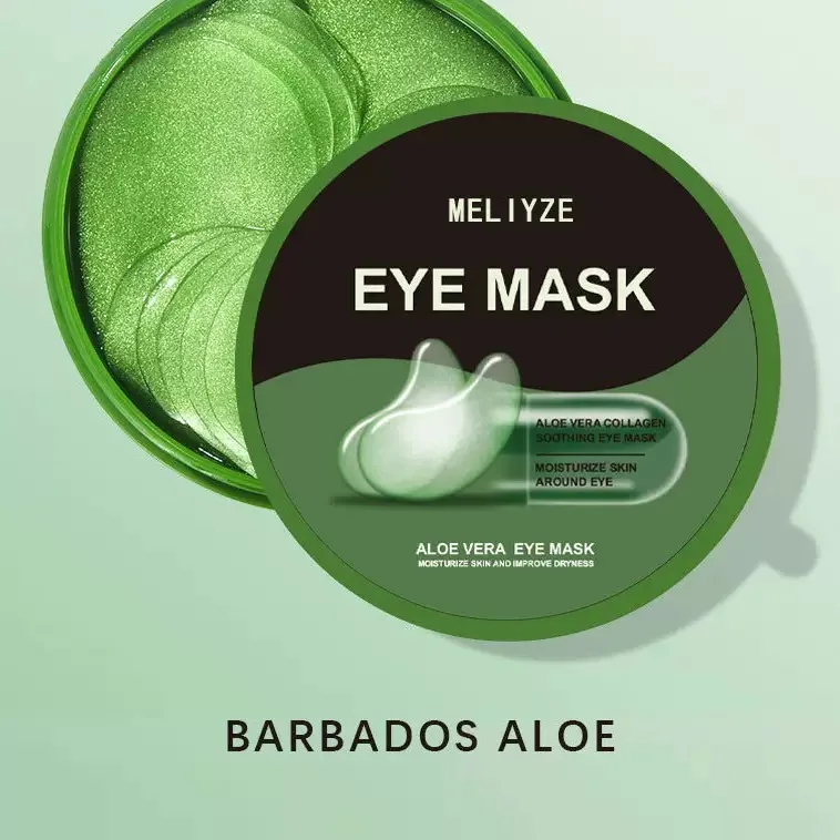 60 قطعة قناع عين الكولاجين الألوة فيرا مكافحة الهالات السوداء إزالة عيون أكياس ترطيب ثبات العين بقع عيون منتجات العناية بالبشرة