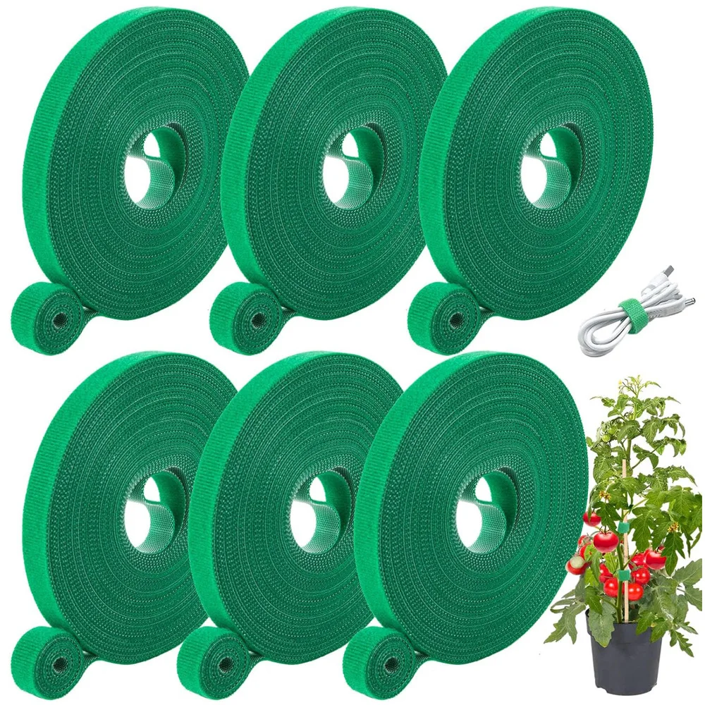 

Garden Plant Support Ties ,Cable Organizer Straps Magic Tape, Adjustable Hook and Loop Fasteners for Climbing Vines