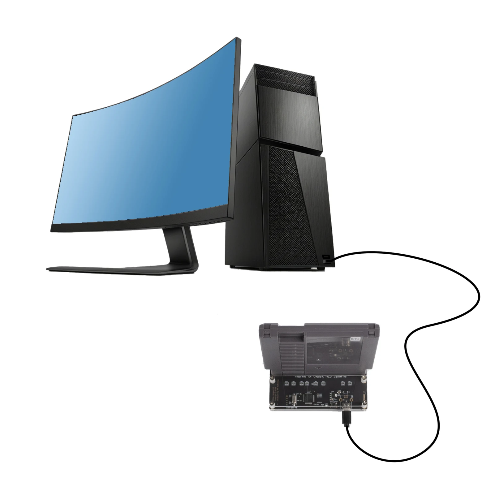 NES FlashKit Registratore Programmatore Set riscrivibile per console per videogiochi NES Cartuccia Scheda di gioco FlashKit Card