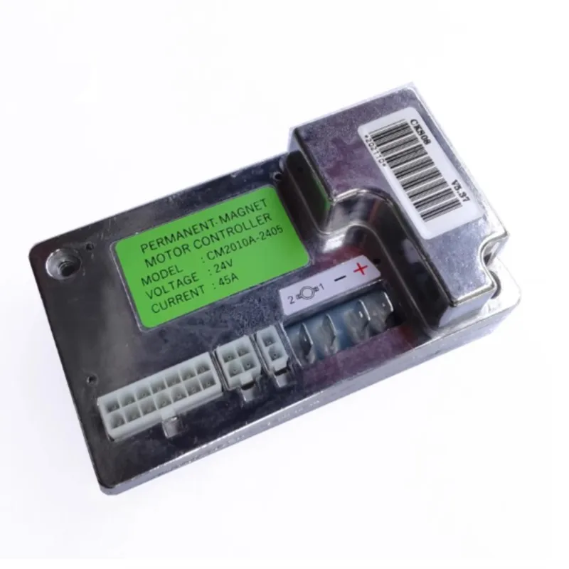 

Контроллер щеточного двигателя 24 В 45 А, подходит для четырехколесных мобильных скутеров/электрических инвалидных колясок/трехколесных велосипедов CM2010A-2405