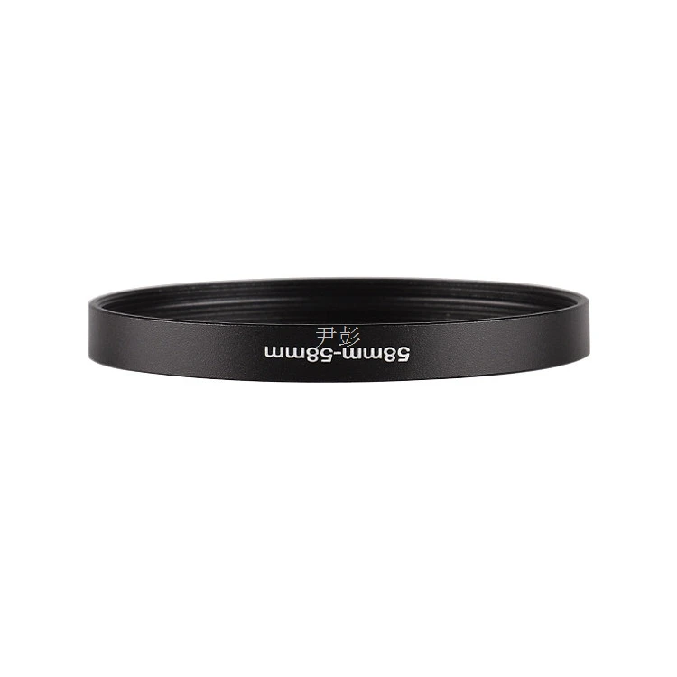58mm-58mm Double Female Thread Adapter Ring, 58mm Inner Thread to 58mm Inner Thread Coupling Ring for Photography Filter Lens