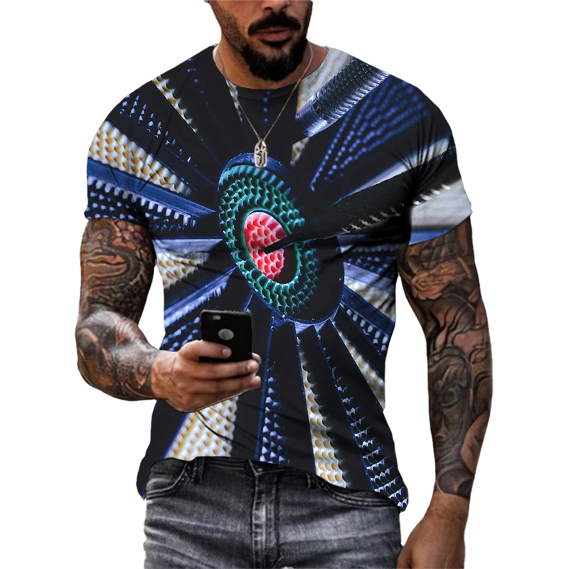 Summer New  Creative Darts Game graphic t shirts 2023 Men Fashion Casual Hip Hop harajuku Printed O-neck Short Sleeve Tees Tops