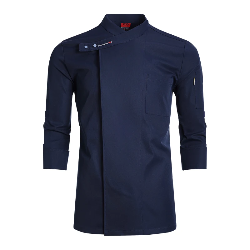 Catering roupas do chef hotel restaurante garçom uniforme cozinha padaria café mangas compridas camisas de trabalho serviço de alimentos jaqueta de cozinha
