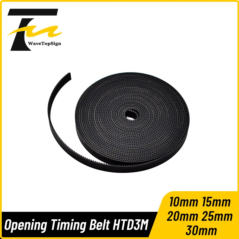 Opening Timing Belt 3M Width 10mm 15mm 20mm 25mm 30mm  High Quality Rubber Materials Length 1 Meter