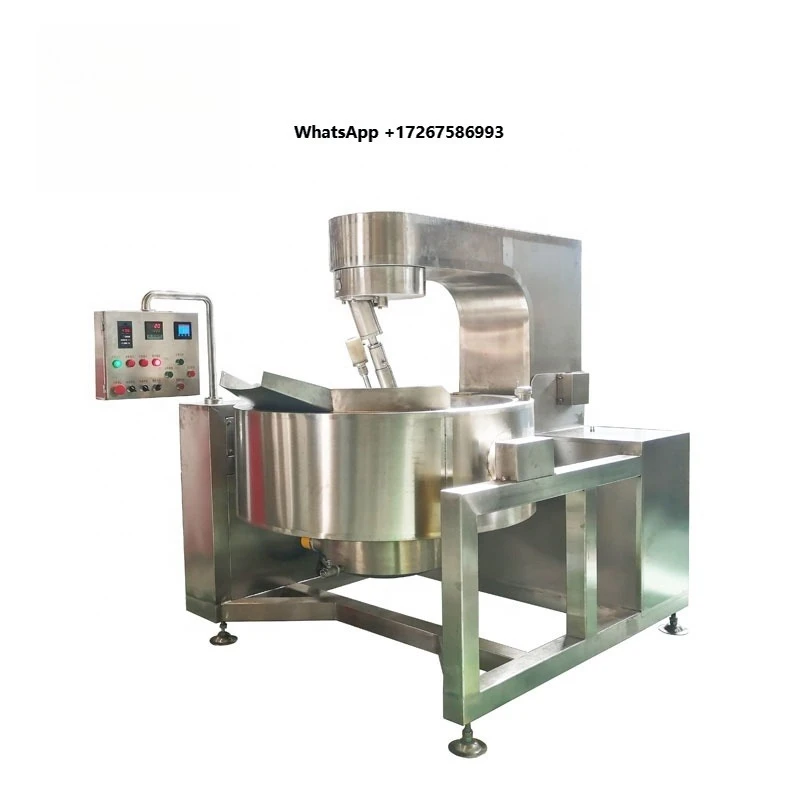 Multi-Use Cooking Mixer Machine for Chili Jam Sauce Preparation for Bakeries Flour Mills Vegetable Processing Plants