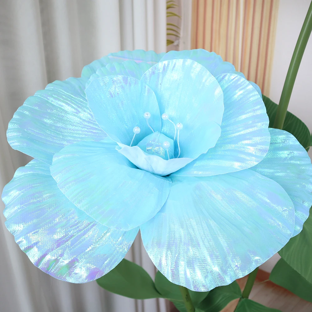 

Artificial Bright Cloth Poppy Flower Head Thanksgiving Home Decor Outdoor Wedding Supplies Festive DIY Decoration Silk Flowers
