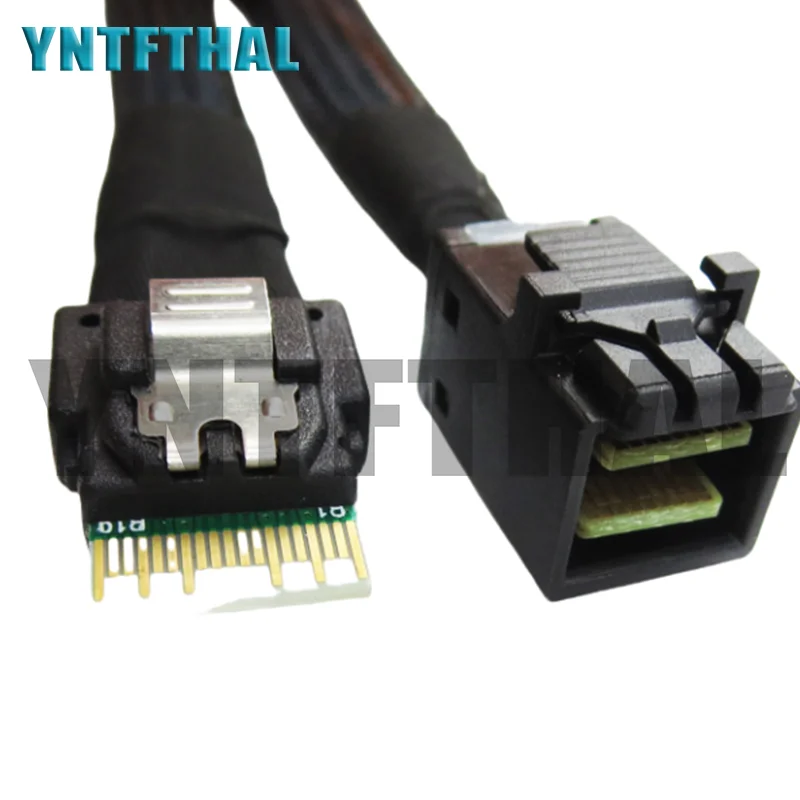 MINI SAS 38P SFF-8654 36 Pin To SAS SFF-8643 Data RAID Transmission Cable 50CM