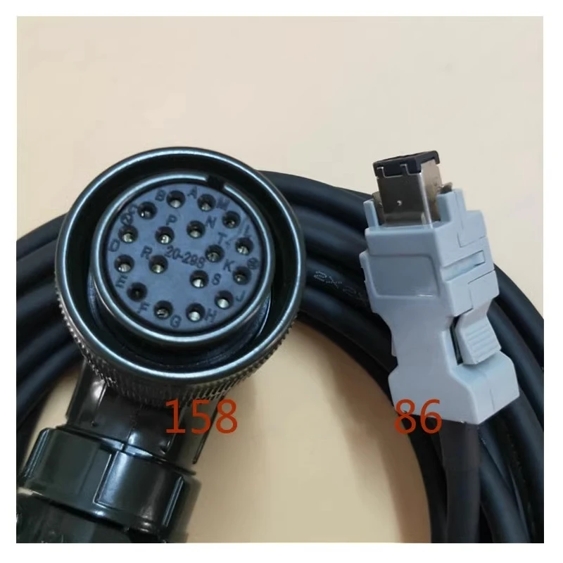 サーボモーターに接続されたサーボドライブ、エンコーダケーブル、SGMGH-10ACA61、sgdm 20ada sgmgh 10aca61