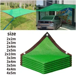 12PIN Black  green Sunshade Net Shading 85~90% Plant Greenhouse Cover Mesh Fence Privacy Screen Garden Sun Shed Outdoor Anti-UV