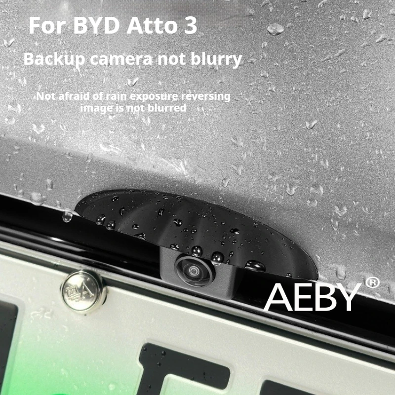 

AEBY For BYD Atto 3 Smart Driving Edition 2025 Waterproof Dustproof Protective Cover, Rear View Camera Rain Cover,Camera Housing
